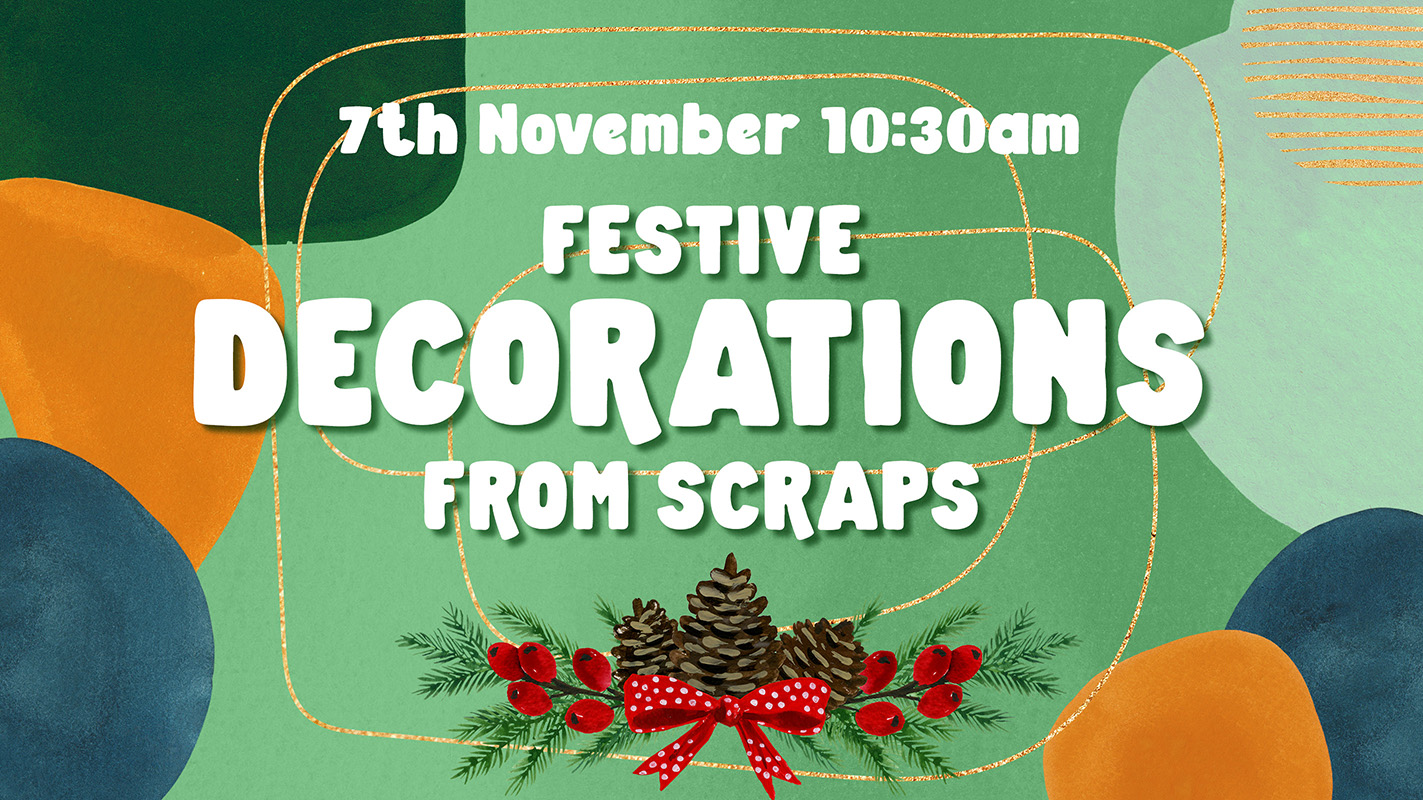 Festive Decorations from Scraps
